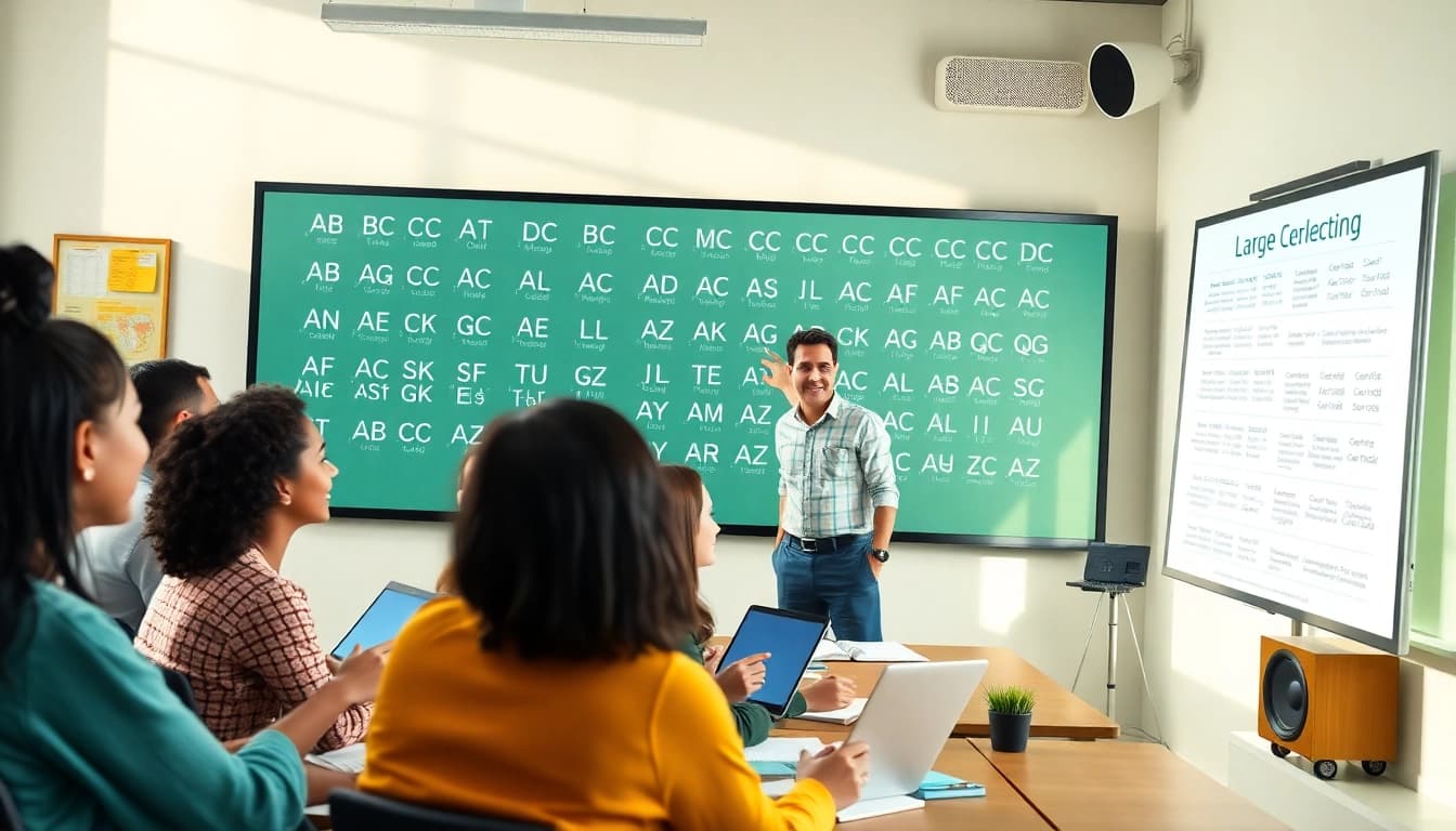 Morse code alphabet learning session with students engaging with interactive tools and instructor guidance.