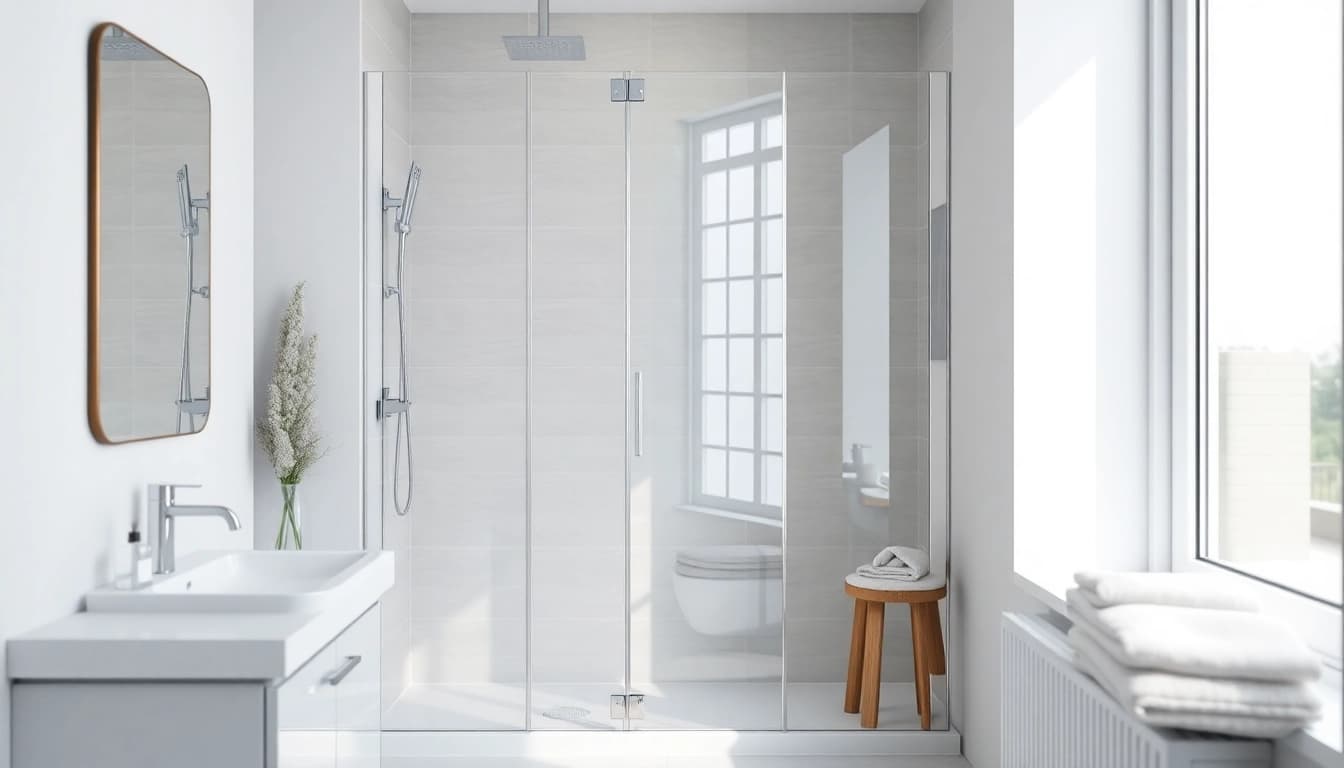Entdecken Sie die eleganten Merkmale der duschkabine 100x100 pendeltür, ideal für Ihr modernes Badezimmer.