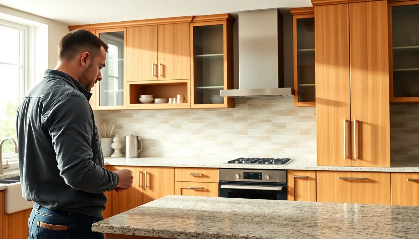 Cabinet Refacing Largo FL showcasing expertly refaced cabinets in a modern kitchen.