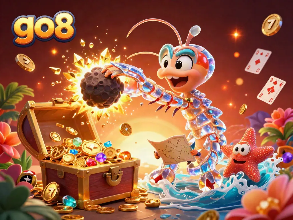Experience go8's thrilling casino action with vibrant visuals and dynamic elements.