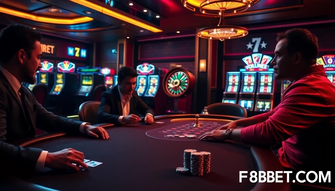 Experience high-stakes gaming at f8bet com with luxurious tables and professional players.