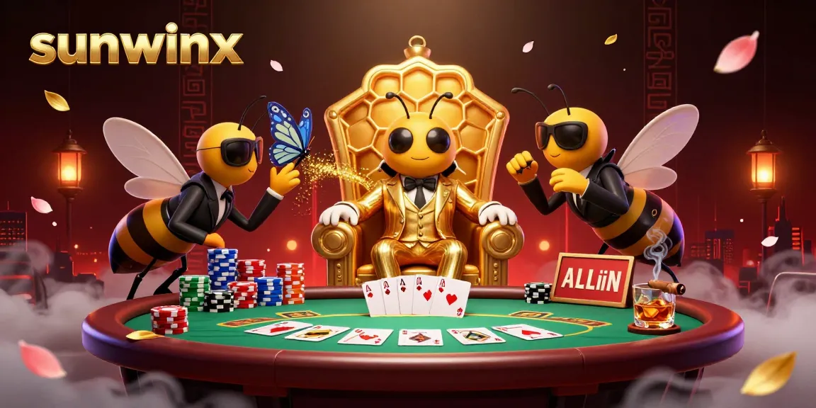 Engage in thrilling poker games with sunwinx surrounded by rich casino elements and atmospheric details.