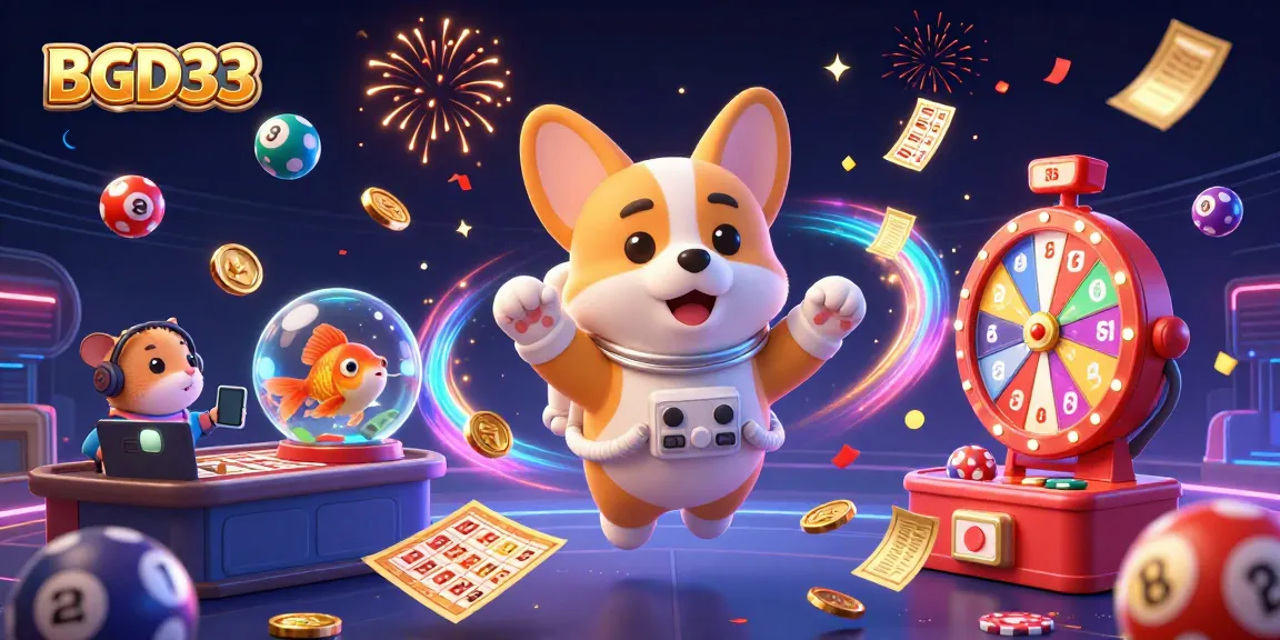 Experience the thrill of BGD33 in a vibrant casino space with dynamic gaming elements.